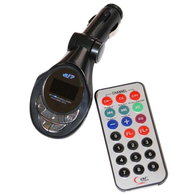 Modul Decodor Mp3 Citire Usb Sd Transmetteur FM MP3 sur prise allume-cigare avec port USB + carte SD
