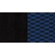 Housses de siège auto sur mesure RENAULT 4L (De 01/1961 à 06/1992) Damier noir et bleu