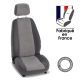 Housses de siège auto sur mesure pour SEAT ALHAMBRA 2 - 7 places (De 09/2010 à ...) Alcan anthracite et gris