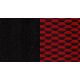 Housses de siège auto sur mesure pour CITROEN C8 - 7 places Damier noir et rouge