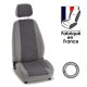 Housses de siège de voiture sur mesure LANCIA PHEDRA - 6 places Alcan gris et anthracite - 6 sièges