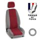 Housses siège auto sur mesure pour RENAULT ESPACE 2 - 7 places (De 06/1991 à 10/1996) gris et rouge Alcan - 7 sièges