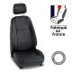 Housses siège auto sur mesure pour FORD GALAXY 2 - 7 places (De 07/2006 à 12/2015) noir Simili cuir - 7 sièges