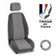 Housses sur mesure pour utilitaire RENAULT KANGOO 2 Express - Utilitaire 3 places (De 02/2008 à 06/2021) 3 places Alcan anthracite et gris