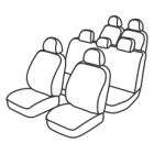 FORD S-MAX III (De 01/2016 à ...) sur mesure 2 Housses pour sièges avant + Housses pour banquette arrière + 2 sièges du 2ème rang arrières