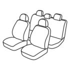 RENAULT CLIO 1 (De 05/1990 à 02/1998) sur mesure 2 Housses pour sièges avant + Housses pour banquette arrière