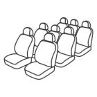 FIAT ULYSSE (1) - 8 Places (De 02/1995 à 07/2002) sur mesure 2 Housses pour sièges avant + Housses pour les 6 sièges arrières