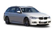 Bâche Voiture Compatible avec BMW 3 Series 316d 318d 320d 325d 330d 335d  (2012-2018), Housse pour Protection Auto Impermeable avec Bandes